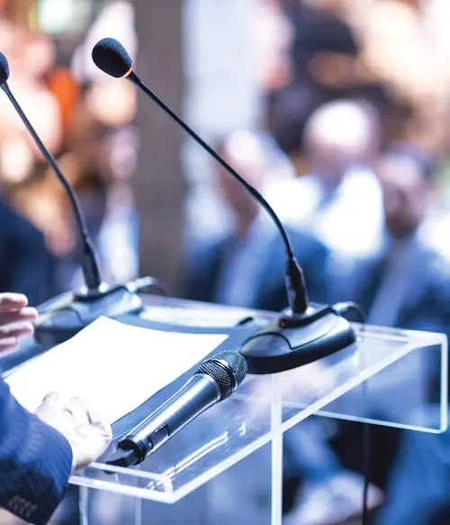 Podium microphone