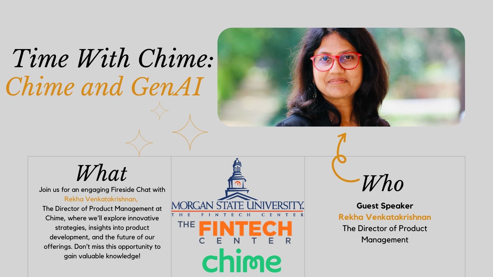 Time With Chime Chime and GenAI Rekha Venkatakrishnan who what when (1)